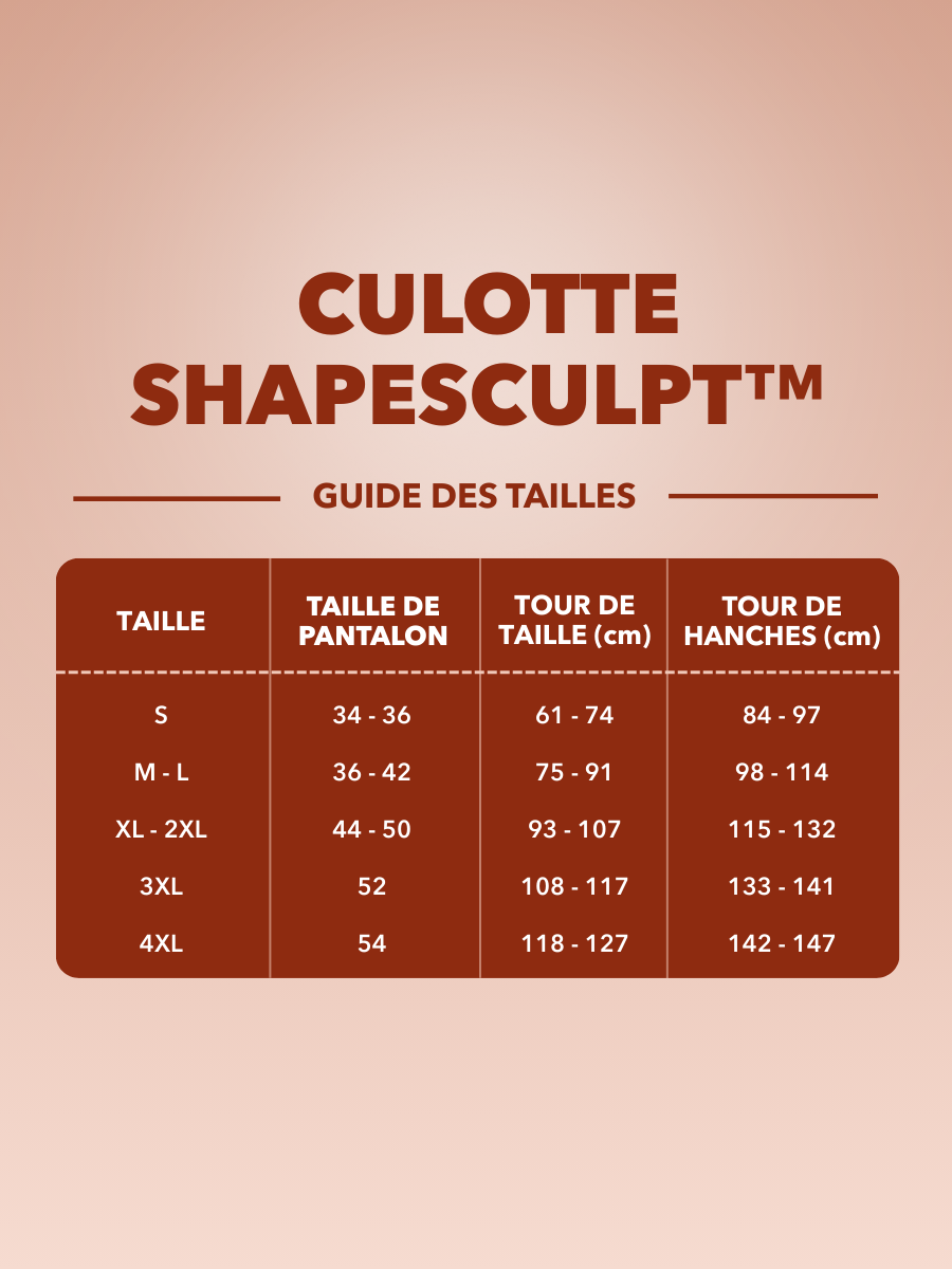 Culotte ShapeSculpt™ | Silhouette affinée, confort toute la journée