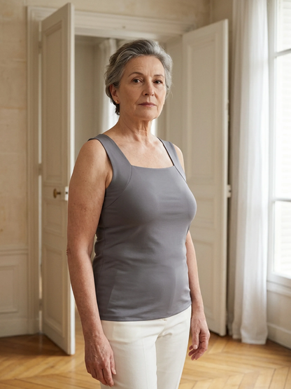 Débardeur TrueLift™ | Maintien intégré, coupe gainante, sans bande dorsale
