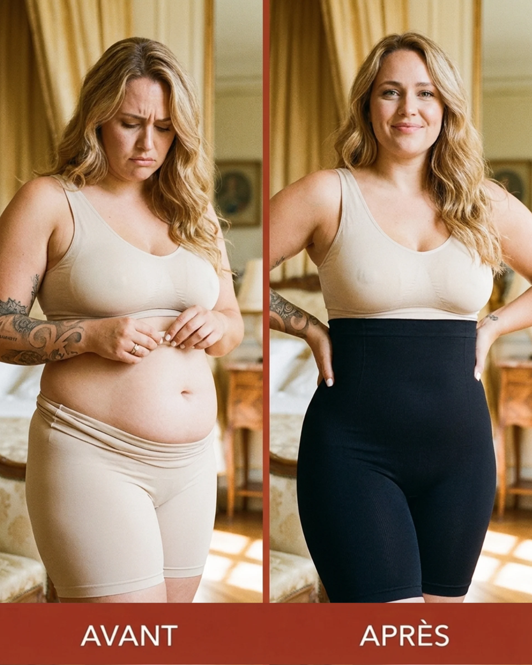 Shorty TailleFit™ | Ventre plat immédiat, silhouette affinée sans effort