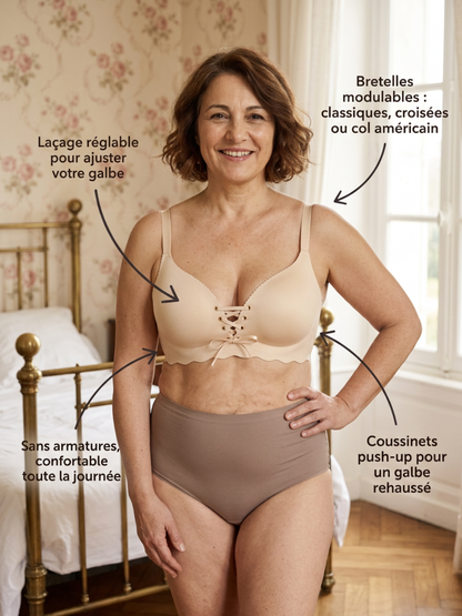 Soutien-gorge CurveLift™ | Décolleté sublimé, push-up réglable, sans armature