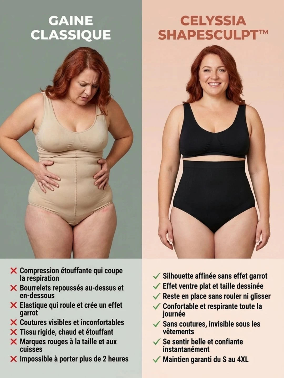 Culotte ShapeSculpt™ | Silhouette affinée, confort toute la journée