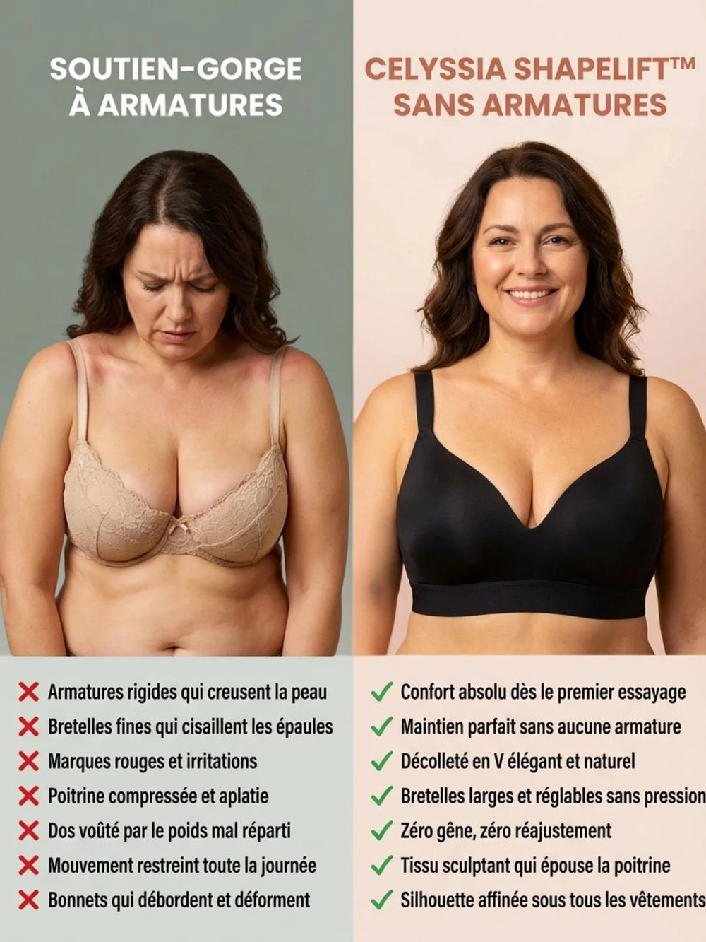 Soutien-gorge ShapeLift™ | Confort absolu, maintien parfait, zéro gêne