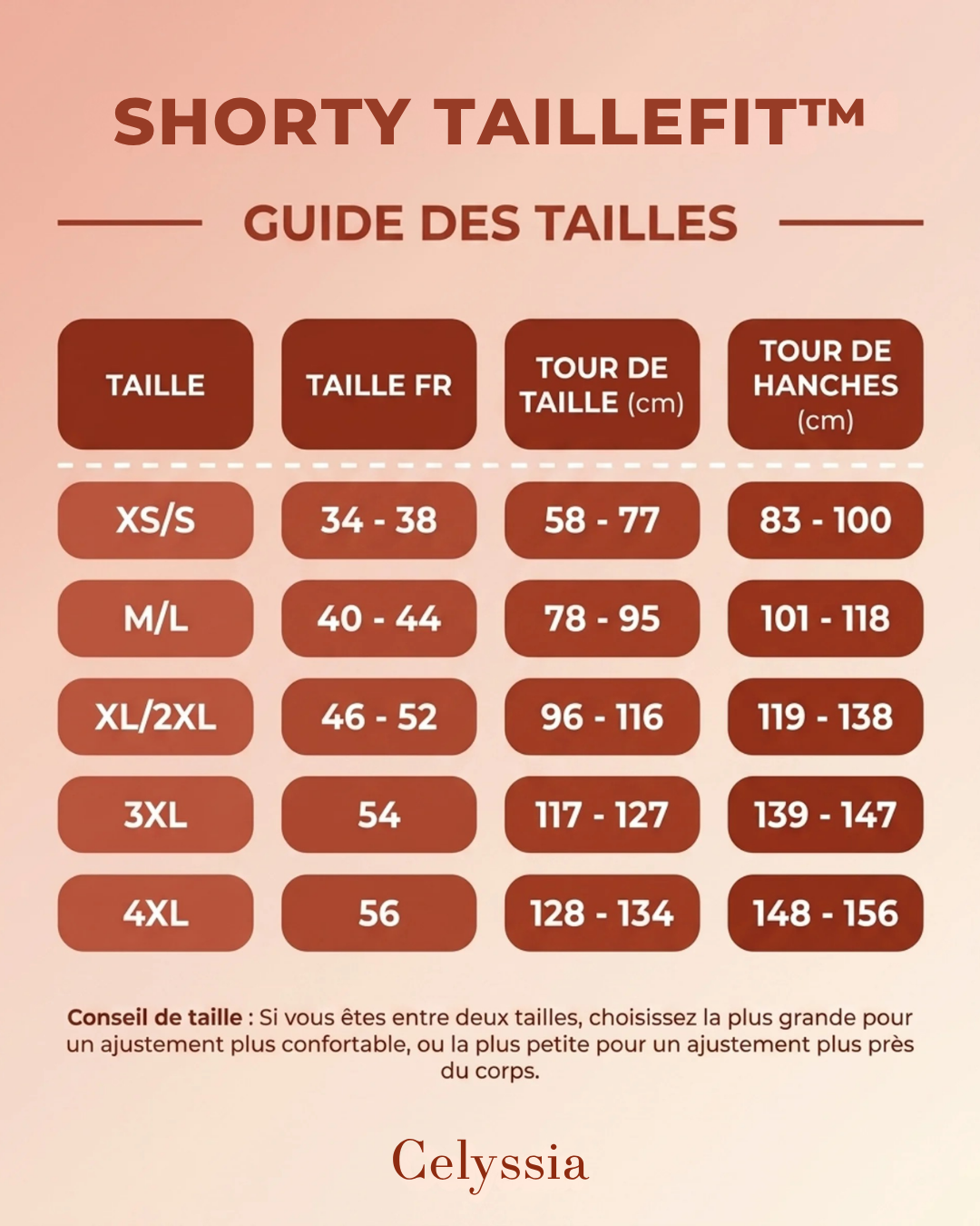 Shorty TailleFit™ | Ventre plat immédiat, silhouette affinée sans effort