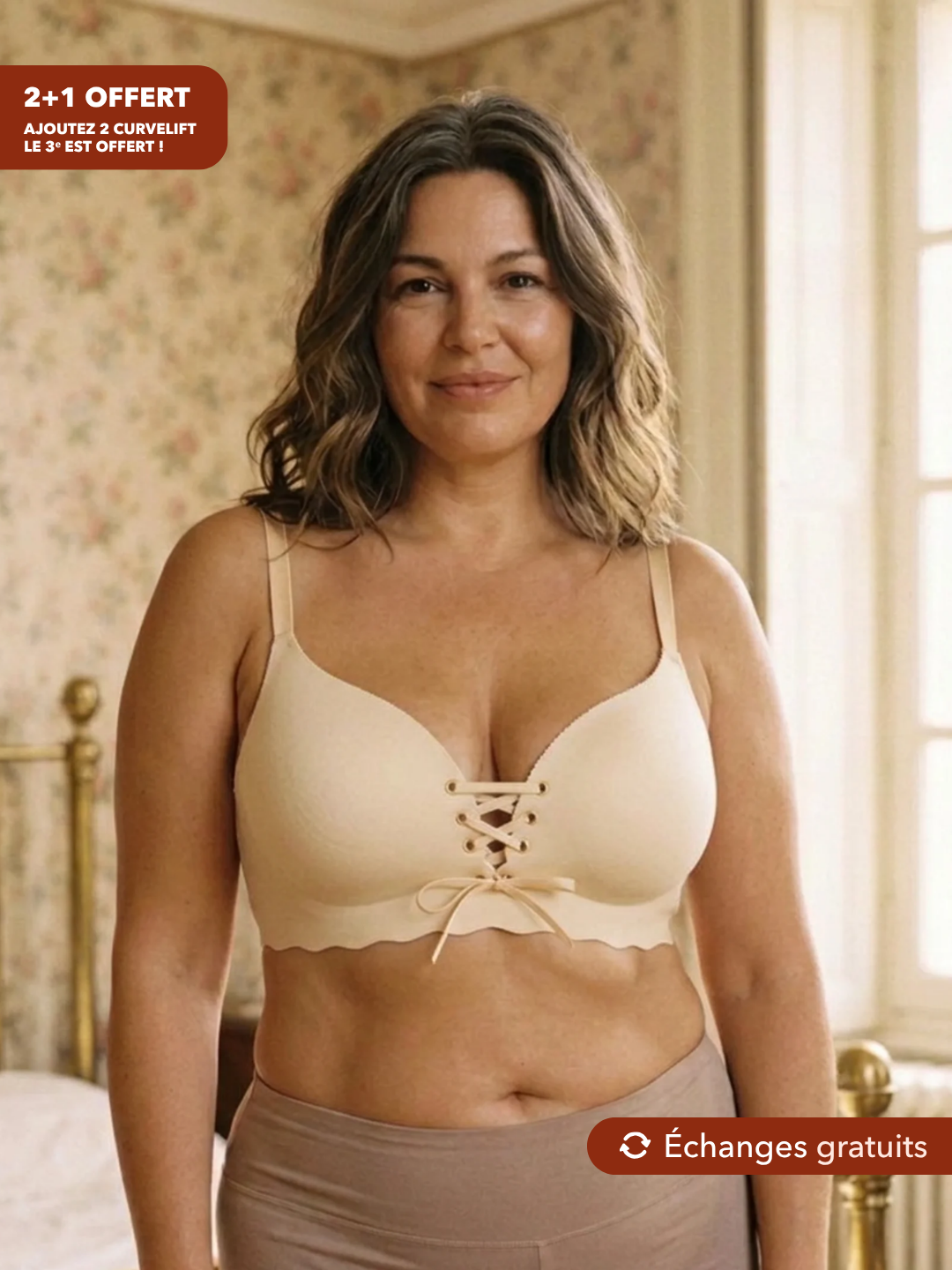 Soutien-gorge CurveLift™ | Décolleté sublimé, push-up réglable, sans armature