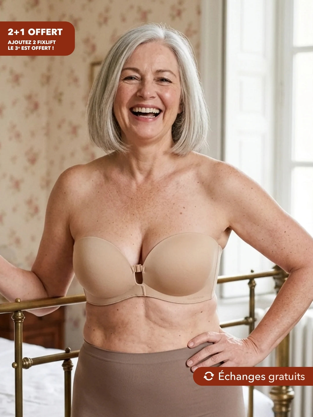 Soutien-gorge FixLift™ | Sans bretelles, poitrine rehaussée, zéro glissement