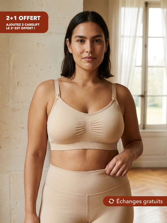 Soutien-gorge d'allaitement CareLift™ | Bretelles ouvrables d'une seule main, sans armature