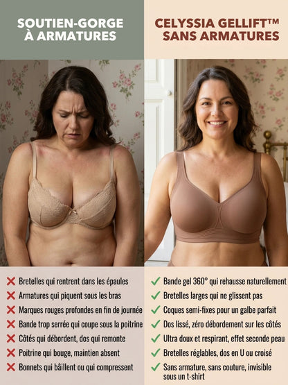 Soutien-gorge GelLift™ | Bande Gel360™, dos lissant, sans armature