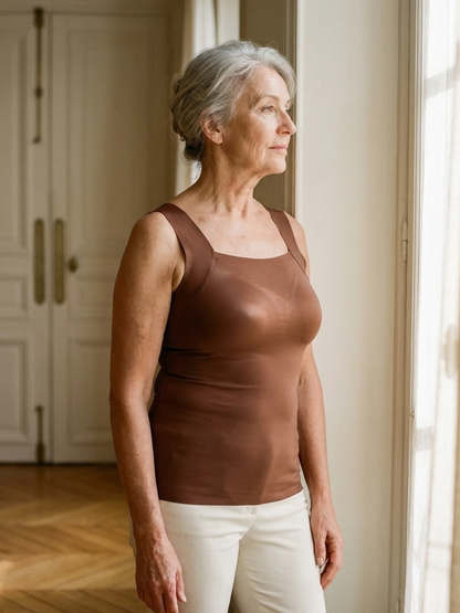 Débardeur TrueLift™ | Maintien intégré, coupe gainante, sans bande dorsale