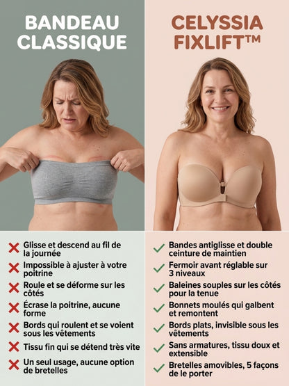 Soutien-gorge FixLift™ | Sans bretelles, poitrine rehaussée, zéro glissement