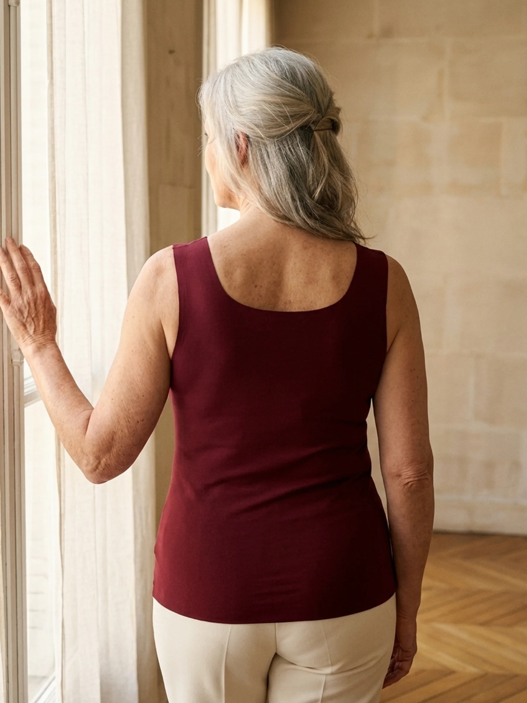 Débardeur TrueLift™ | Maintien intégré, coupe gainante, sans bande dorsale