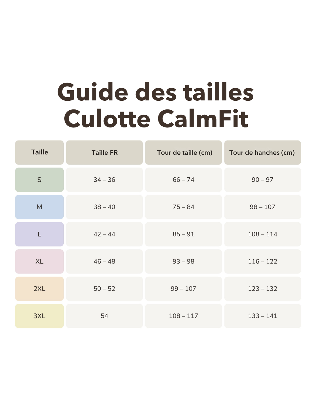 Culotte CalmFit™ Ultra-Douce | La douceur d'un maintien invisible au quotidien