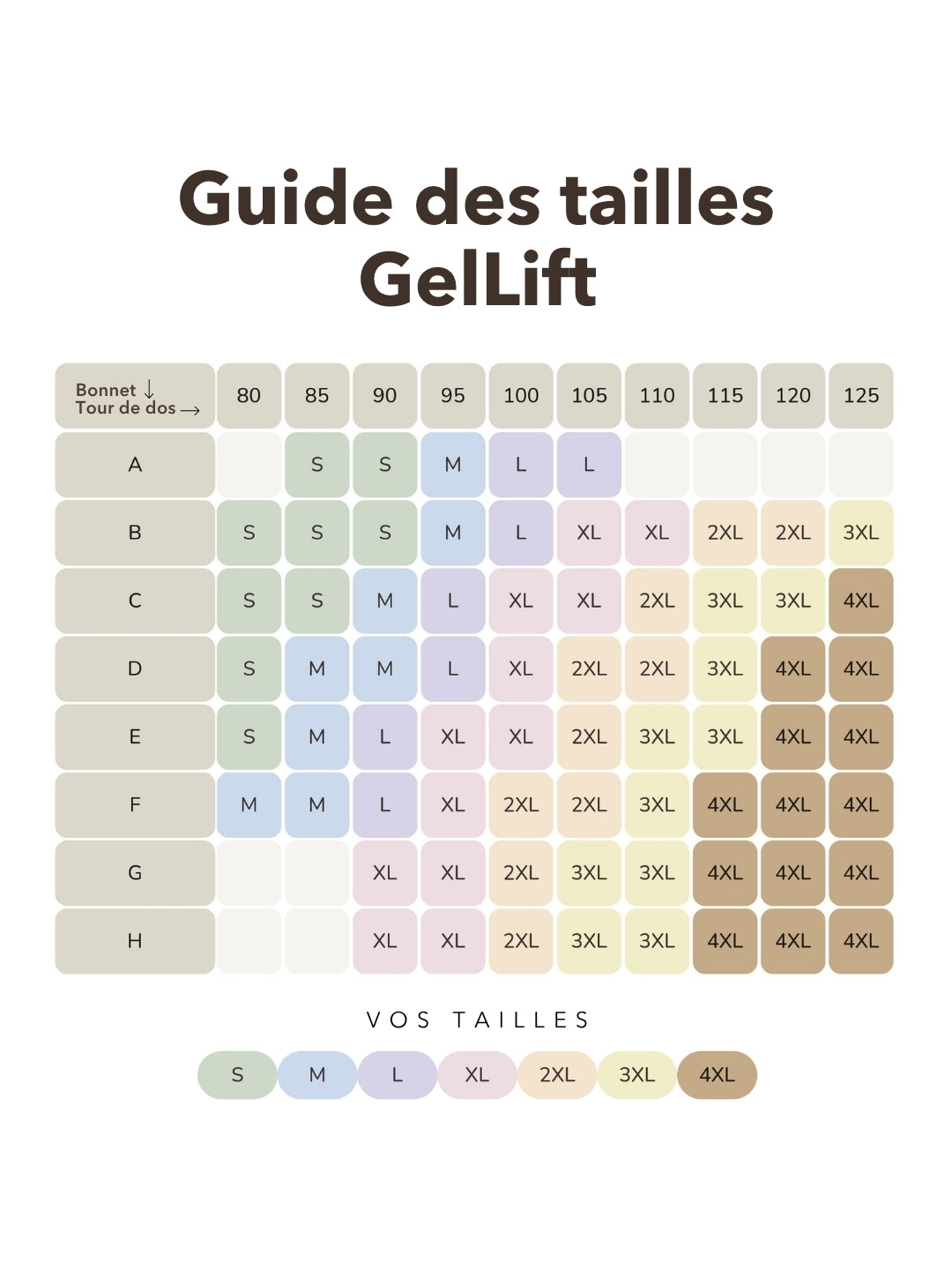 Soutien-gorge GelLift™ | Bande Gel360™, dos lissant, sans armature