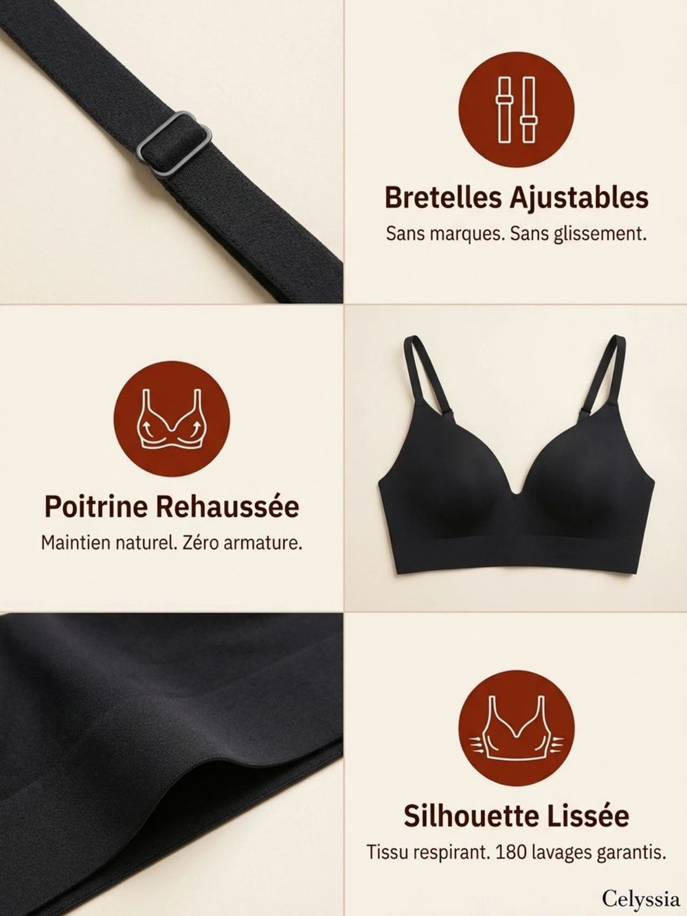 Soutien-gorge ShapeLift™ | Confort absolu, maintien parfait, zéro gêne