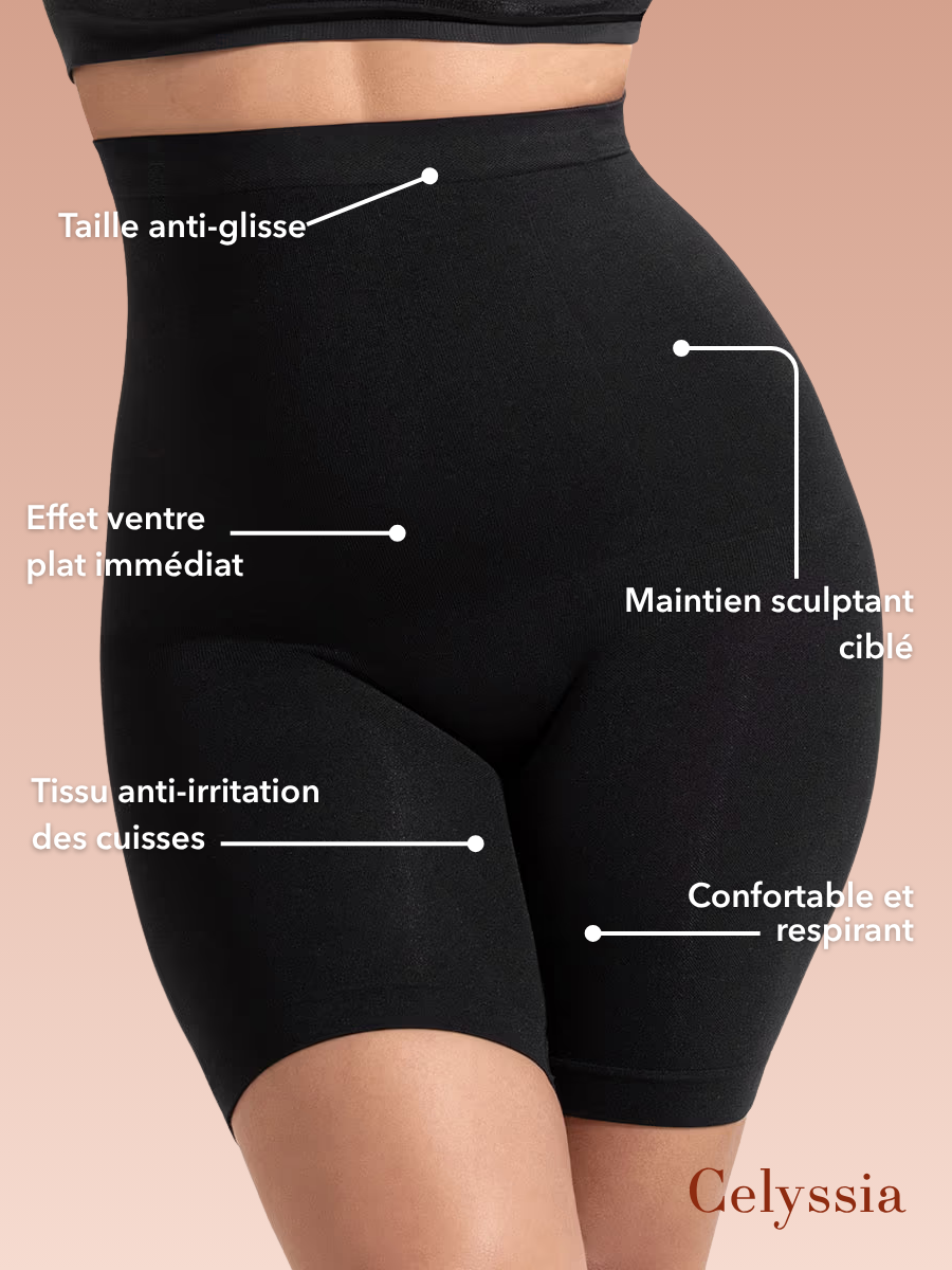 Shorty TailleFit™ | Ventre plat immédiat, silhouette affinée sans effort