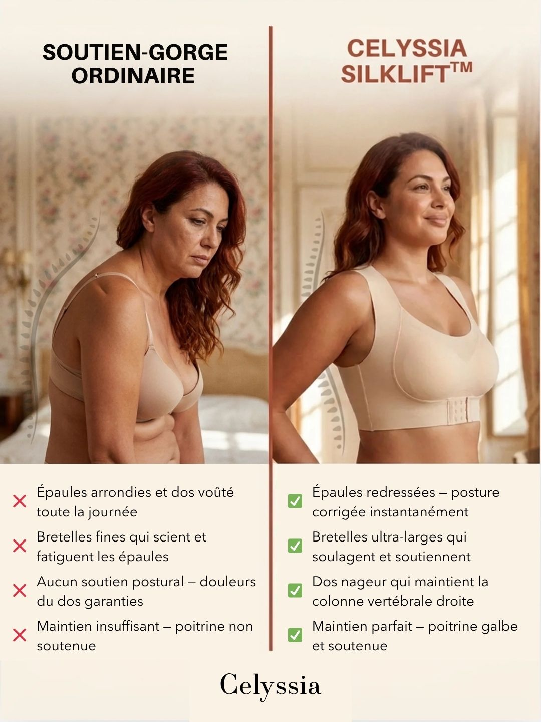 Soutien-gorge SilkLift™ | Maintien sans armature, posture redressée